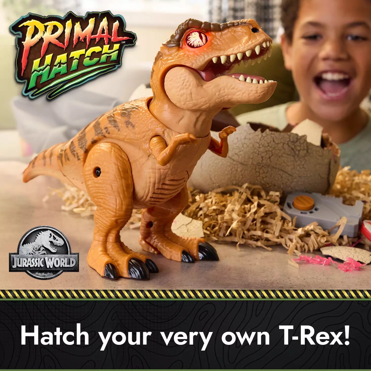 Primal Hatch Interactive Toy Dinosaur & Egg