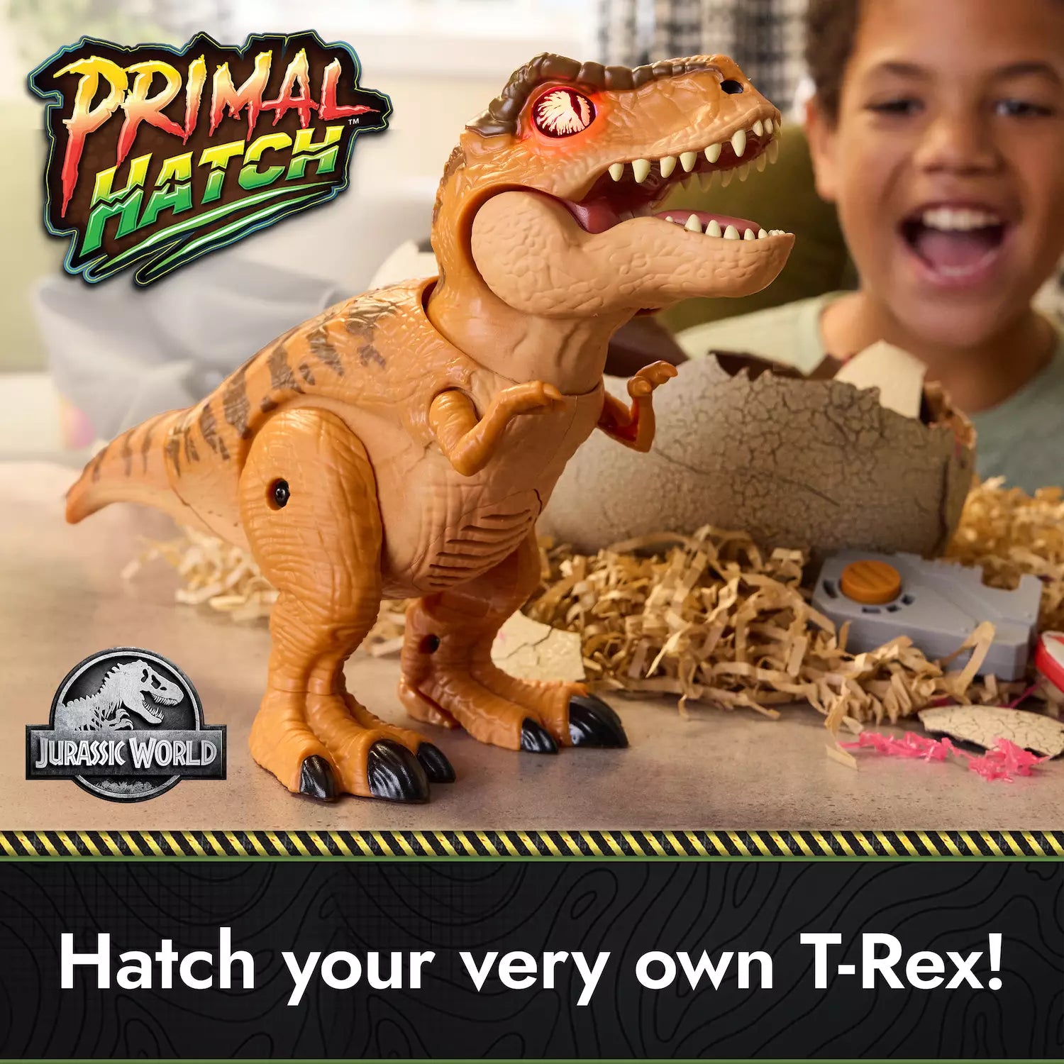 Primal Hatch Interactive Toy Dinosaur & Egg