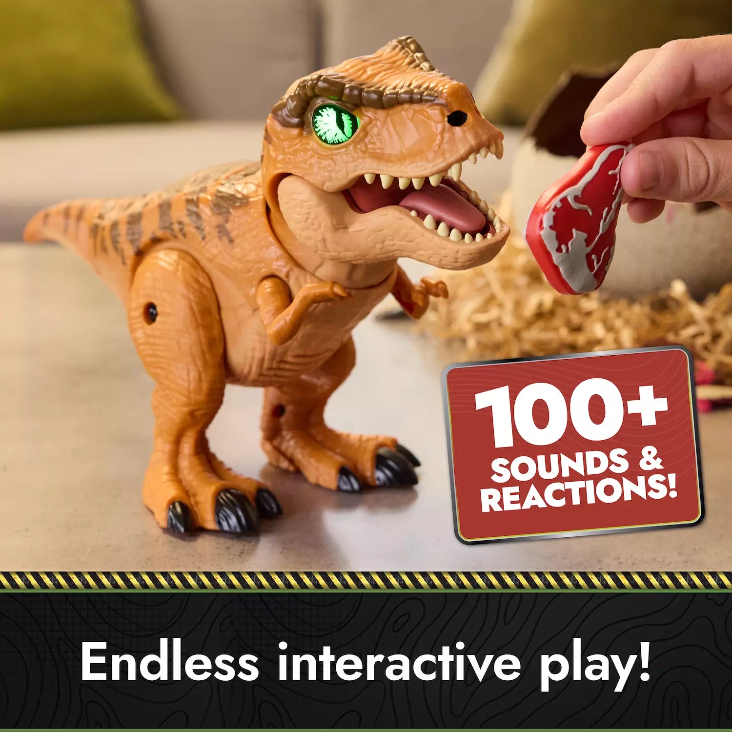 Primal Hatch Interactive Toy Dinosaur & Egg